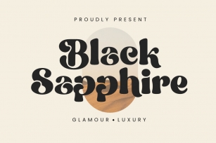 Black Sapphire Font Download