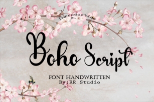 Boho Script Font Download