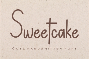 Sweetcake Font Download