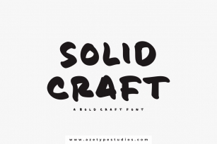 Solid Craft Font Download