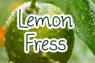 Lemon Fress Font Download