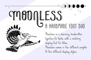 Moonless Handmade Duo Font Download