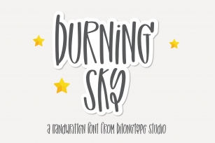 Burning Sky Font Download