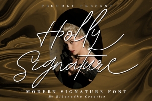Holly Signature Font Download