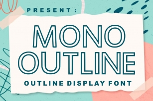 Mono Outline Font Download