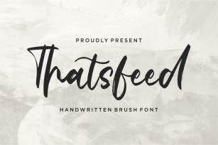 Thatsfeed Font Download
