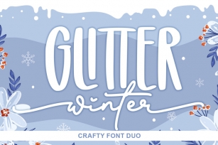 Glitter Winter Font Download