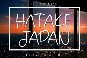 Hatake Japan Font Download