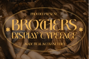 Brothers | DISPLAY TYPEFACE Font Download