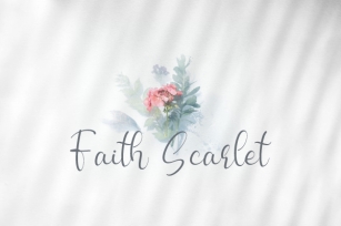 Faith Scarlet Font Download