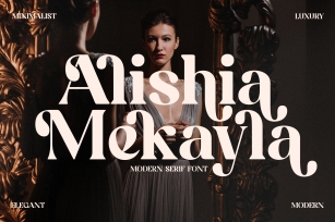 Alishia Mekayla Modern Serif Font Download