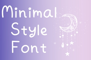 Minimal Style Font Download