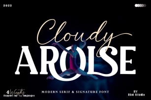 Cloudy Arolse Font Download