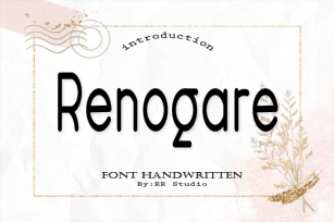 Renogare Font Download