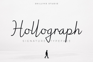 Hollograph Signature Font Download