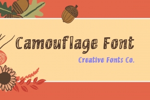 Camouflage Font Download