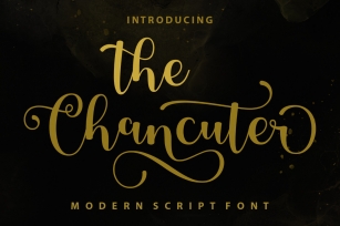 The Chancuter Font Download