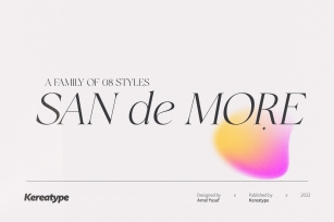 San De More Font Download