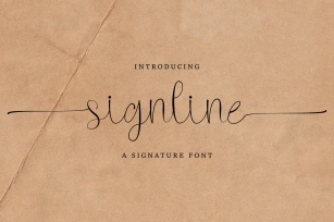 Signline Font Download
