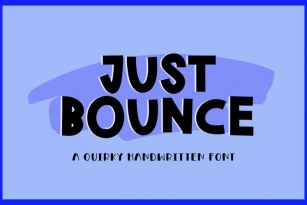 Just Bounce Font Download