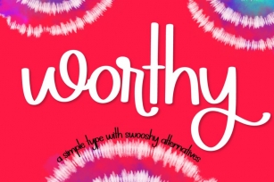 Worthy Font Download