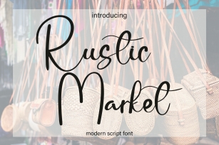 Rustic Market Font Download