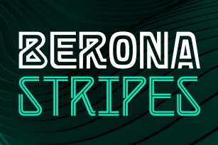 Berona Stripes Font Download