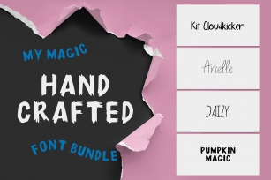 My Magic Hand Crafted Bundle Font Download