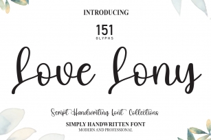 Love Lony Font Download