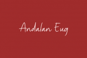 Andalan Eug Font Download