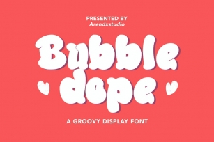 Bubble Dope - Groovy Display Font Font Download