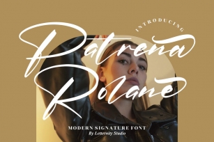 Patrena Rolane Modern Signature Font LS Font Download