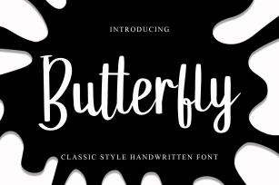 Butterfly Handwritten Font Download
