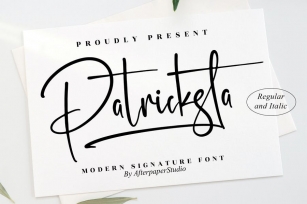 Patricksta Modern Signature Font LS Font Download