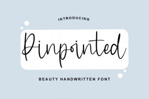 Pinpointed Font Download