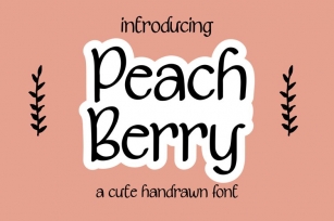 Peach Berry Font Download