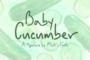 Baby Cucumber Font Download