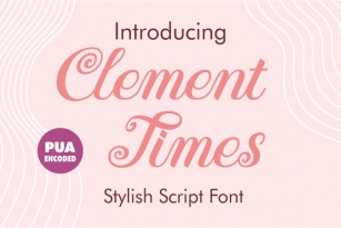 Clement Times Font Download