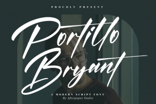 Portillo Bryant Modern Script Font LS Font Download