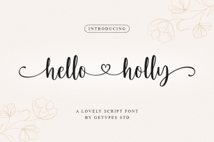 Hello Holly Font Download