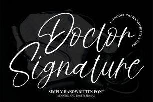 Doctor Signature Font Download