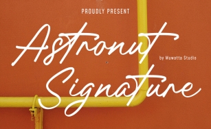 Astronut Signature Font Download