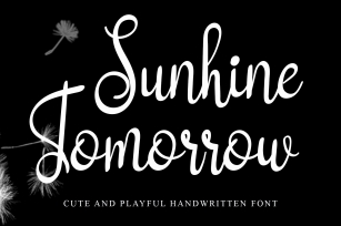 Sunhine Tomorrow Font Download