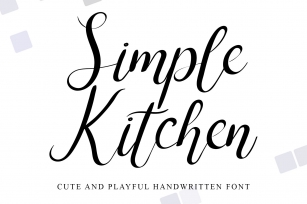 Simple Kitchen Font Download