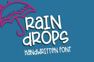 Rain Drops Handwritten Font Download