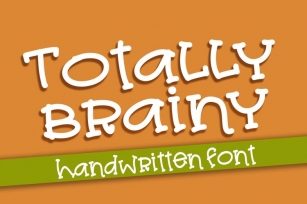 Totally Brainy Handwritten Serif Font Download