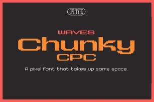 Waves Chunky CPC Font Download