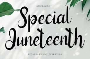 Special Juneteenth Font Download