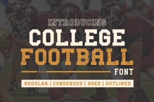 College Football Font Download