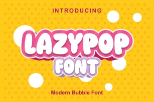 Lazypop Font Font Download